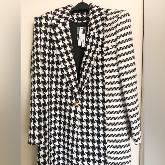 Alice + Olivia Colley Long Tweed Coat - Picture 8 of 16